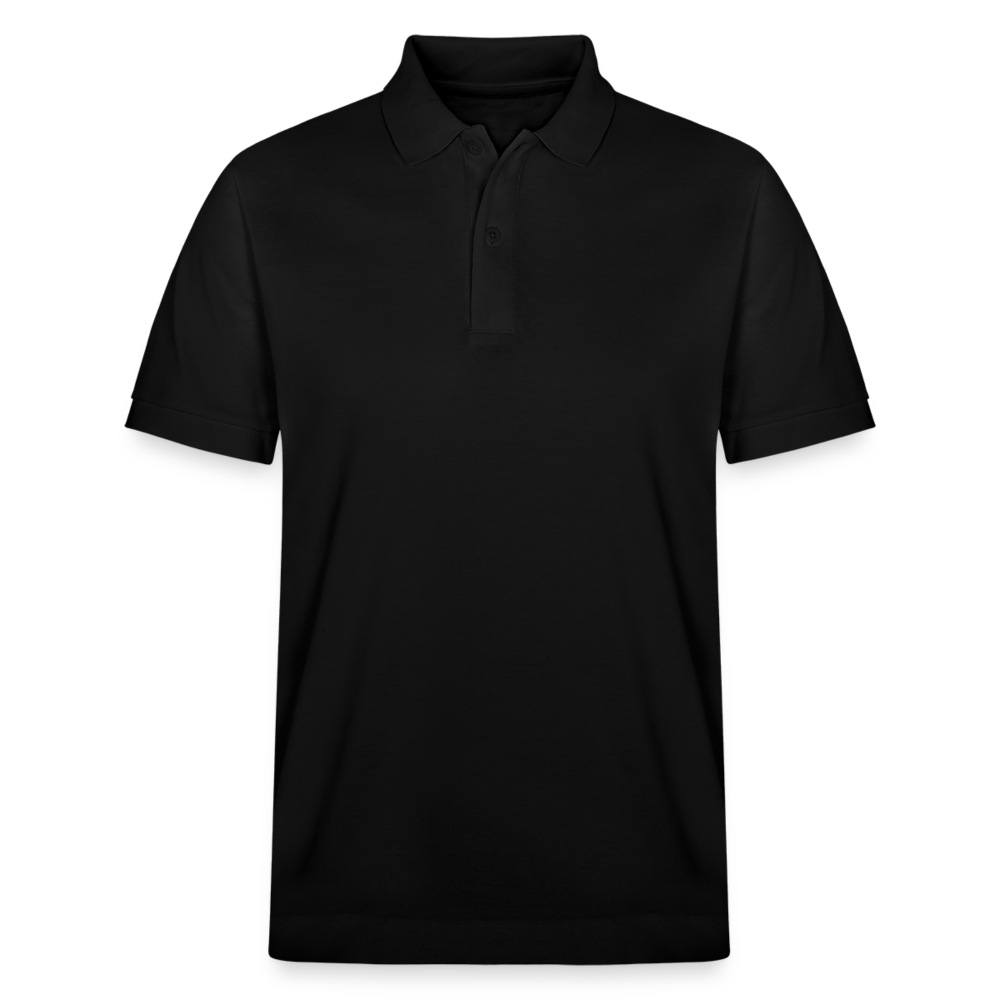 Golfing Turtle - Organic Unisex Poloshirt - Schwarz