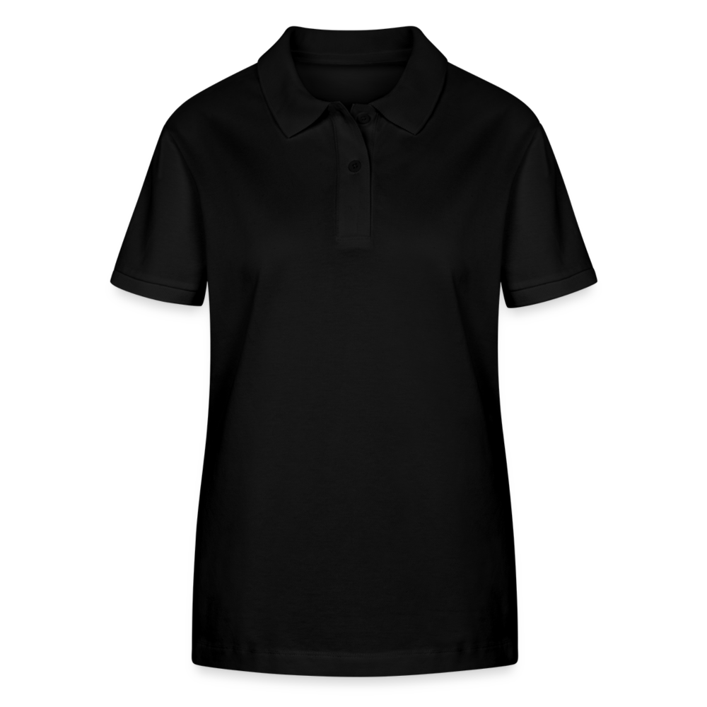 Golfing Turtle - Organic Damen Poloshirt - Schwarz