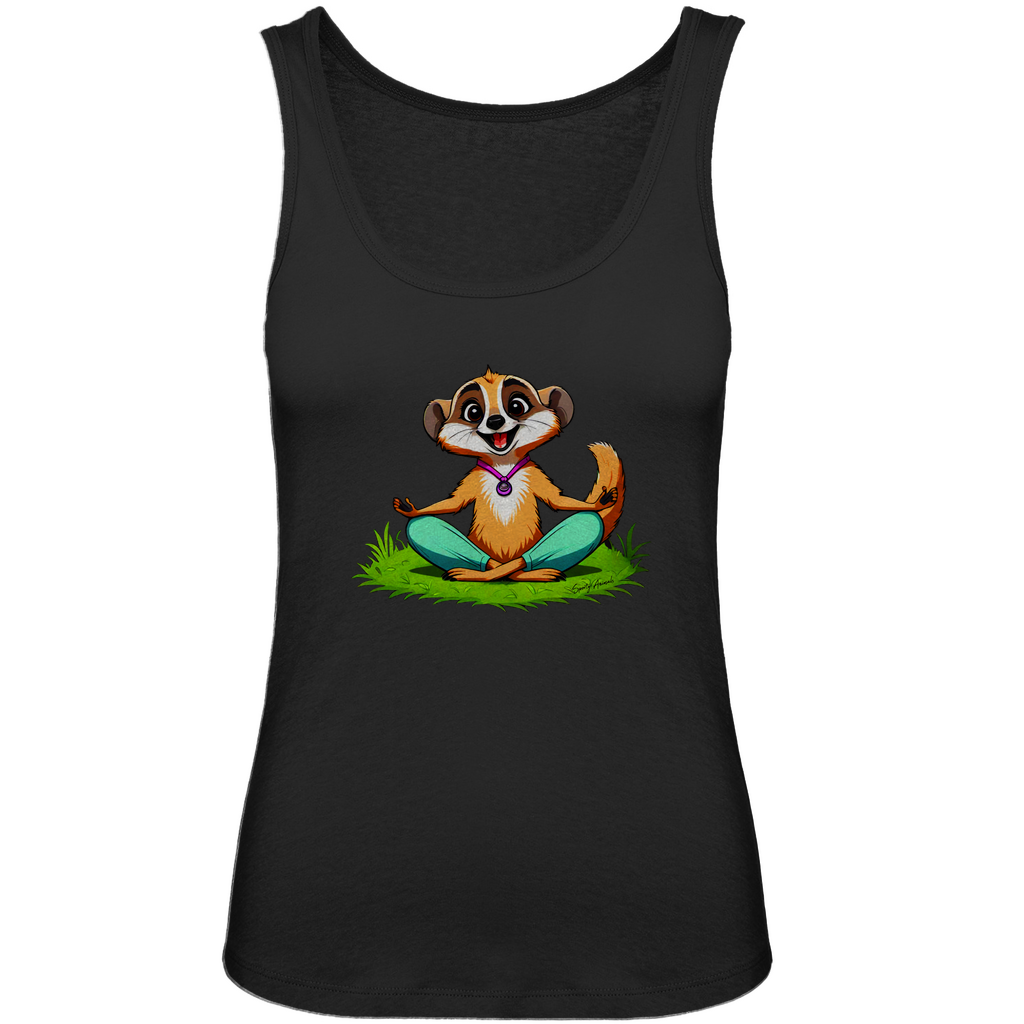 Yoga Meerkat - Damen Premium Organic Tank Top