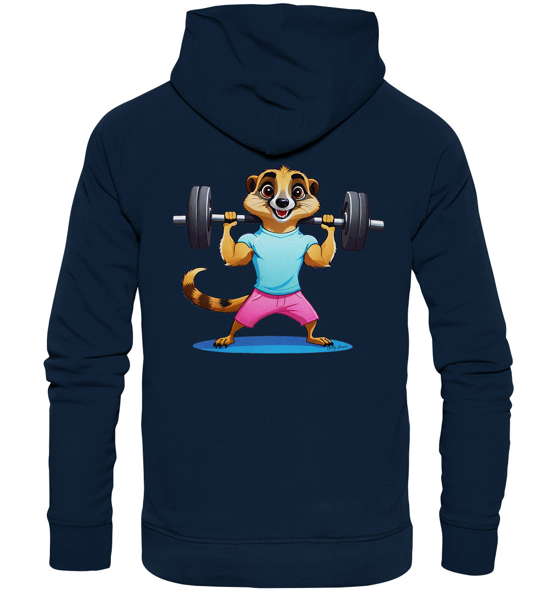 Fitness Meerkat - Organic Fashion Hoodie