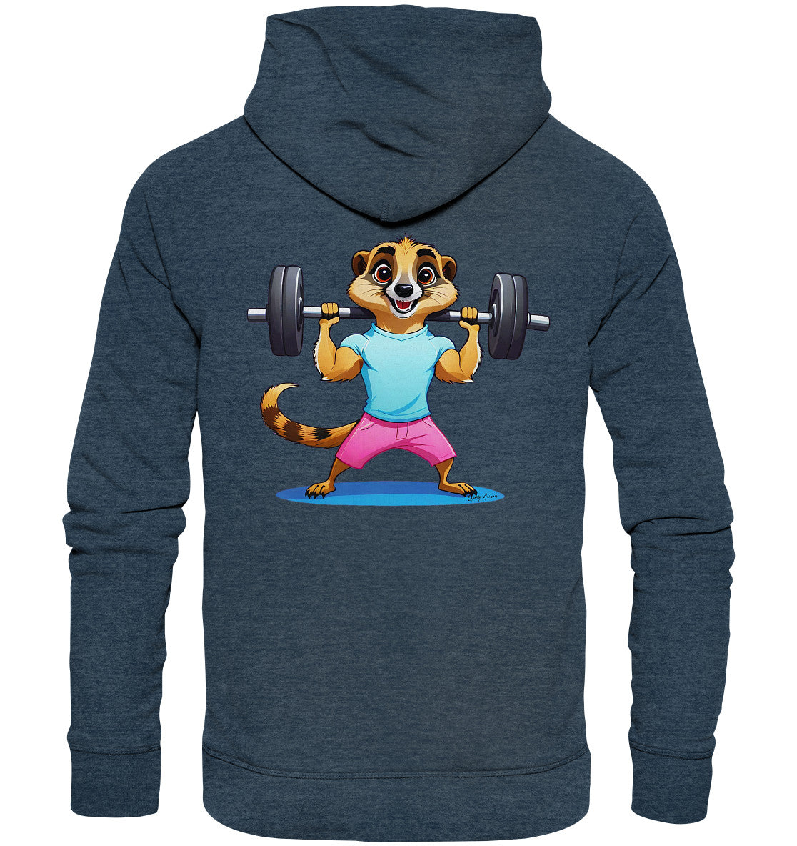 Fitness Meerkat - Organic Fashion Hoodie