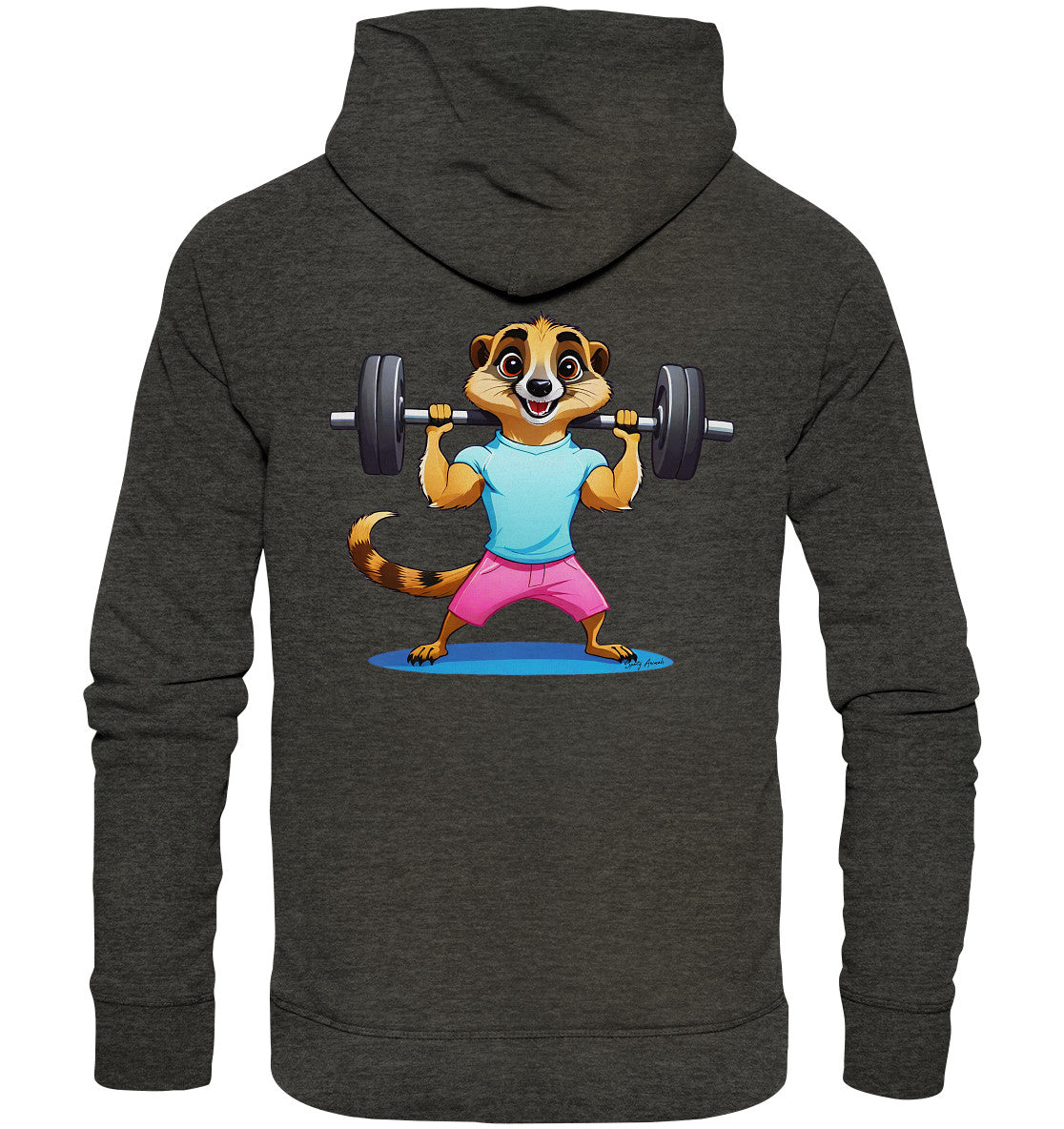 Fitness Meerkat - Organic Fashion Hoodie