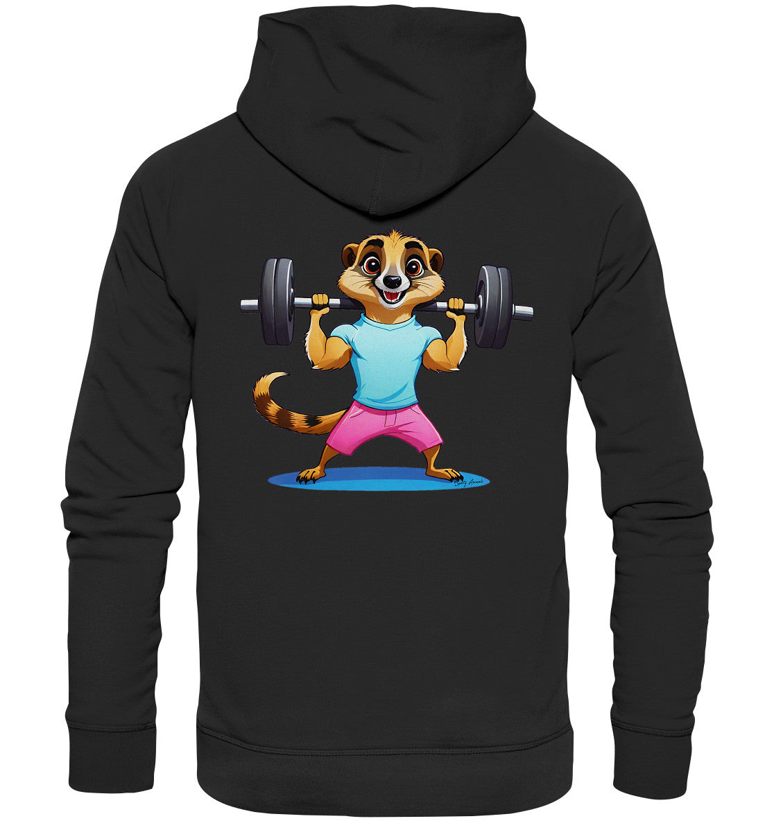 Fitness Meerkat - Organic Fashion Hoodie