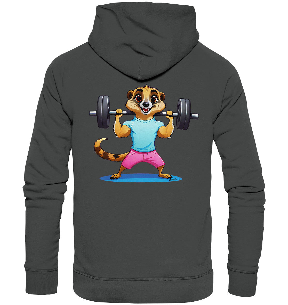 Fitness Meerkat - Organic Fashion Hoodie