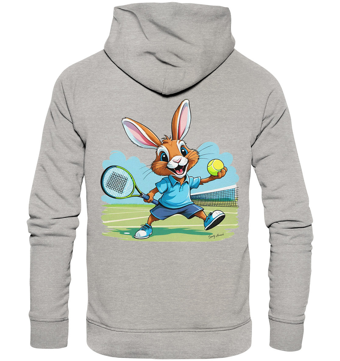 Tennis Bunny - Organic Fashion Hoodie