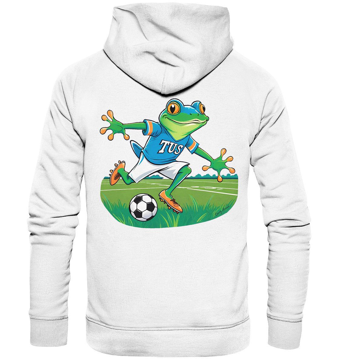 Soccer Frog - Organic Fashion Hoodie