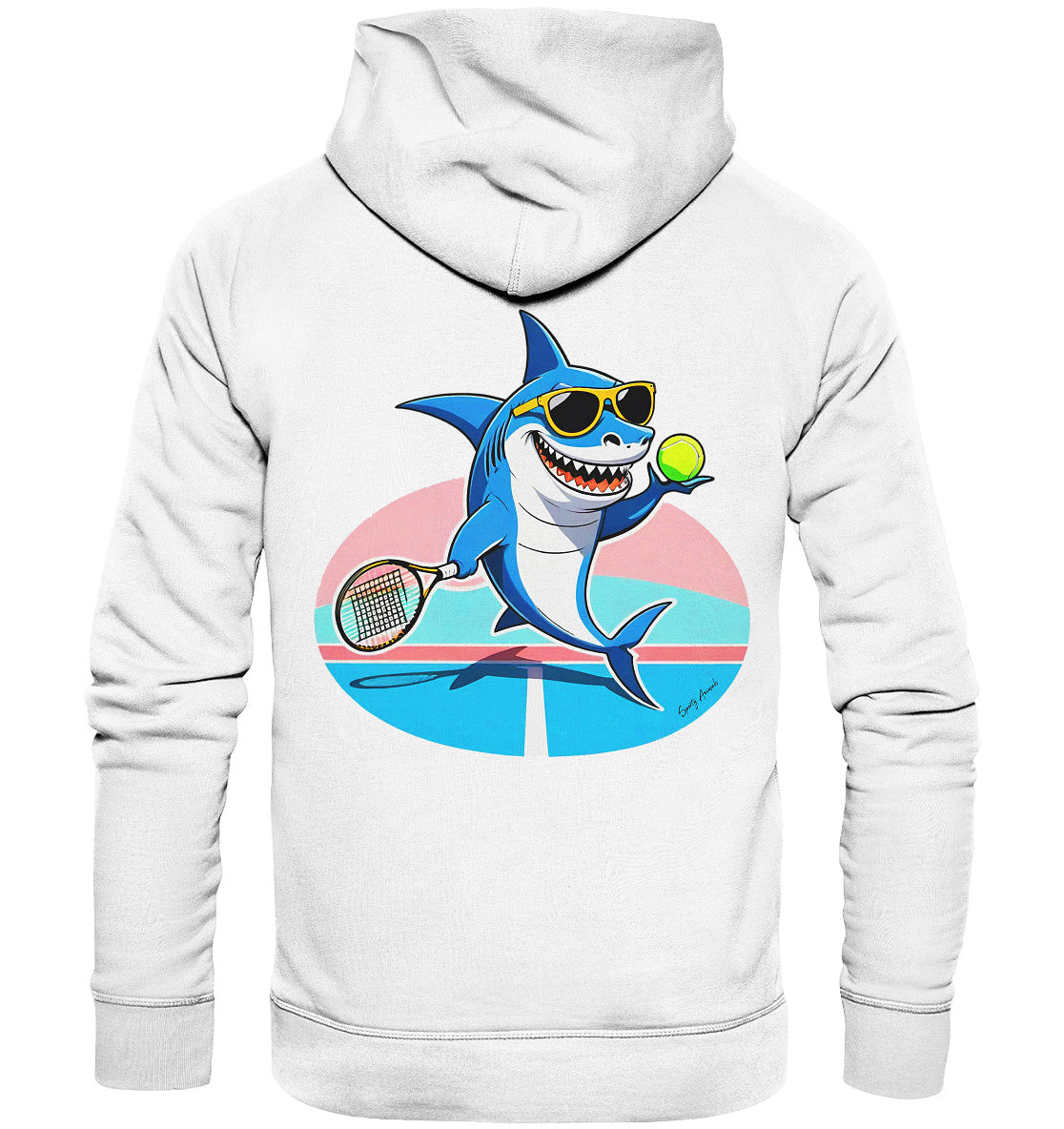 Tennis Shark - Organic Fashion Hoodie