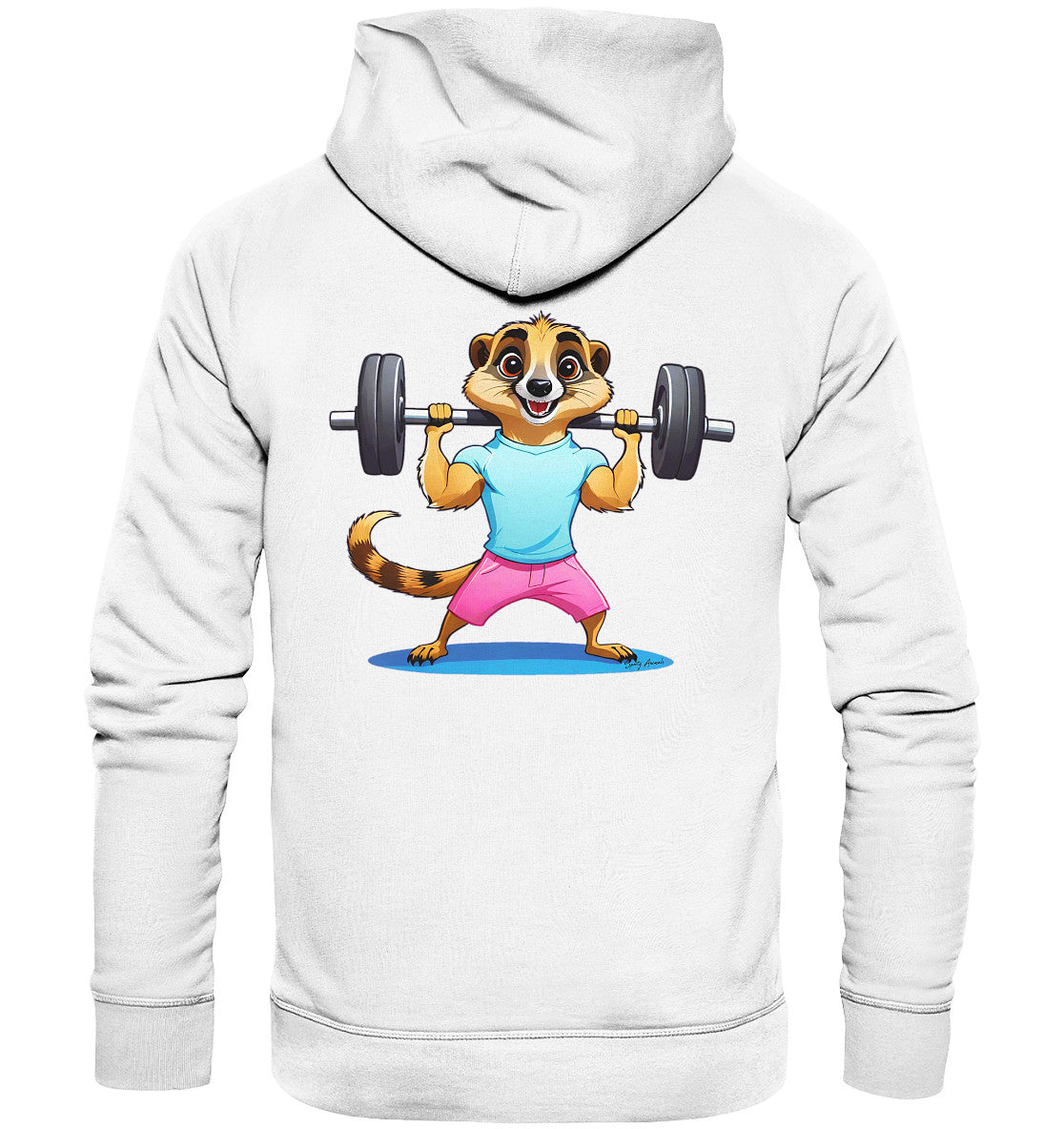 Fitness Meerkat - Organic Fashion Hoodie