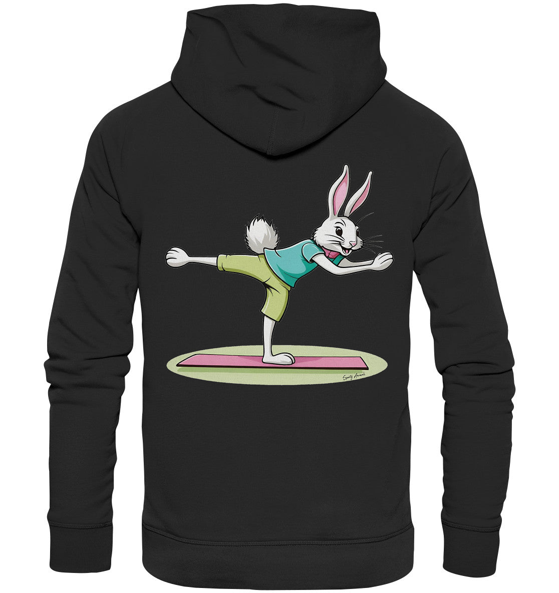 Pilates Bunny - Organic Premium Hoodie