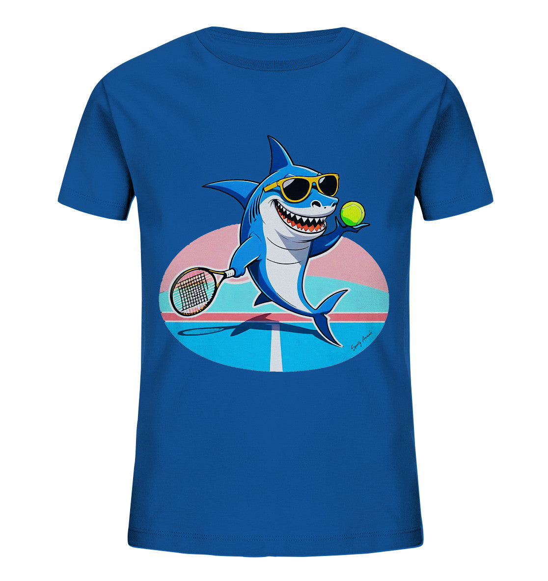 Tennis Shark - Kids Organic Shirt