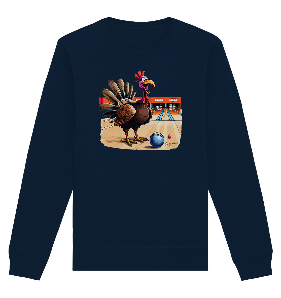 Bowling Turkey - Organic Basic Unisex Sweatshirt