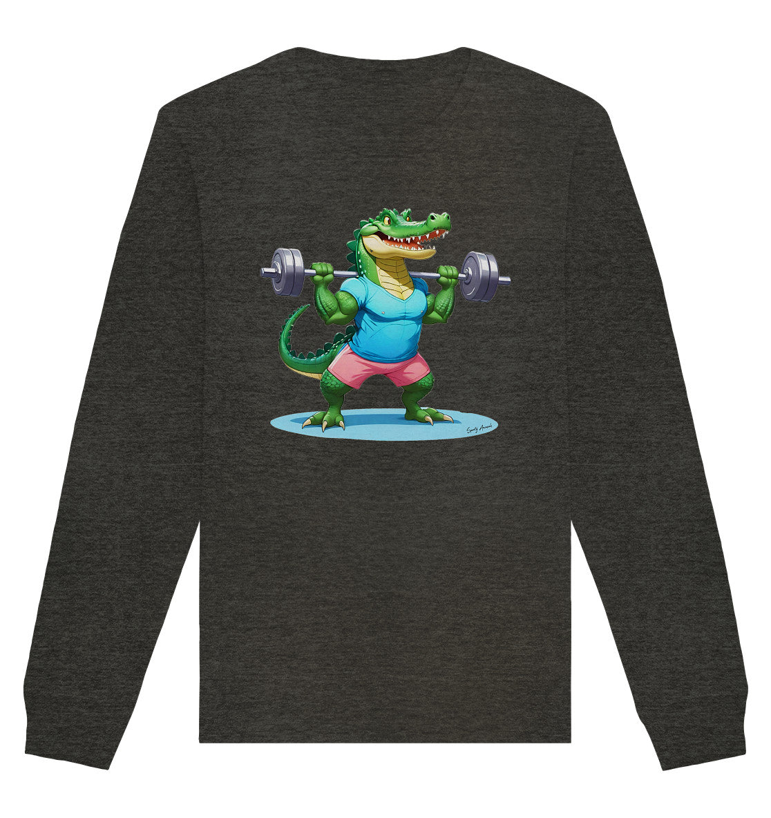 Fitness Crocodile - Organic Basic Unisex Sweatshirt