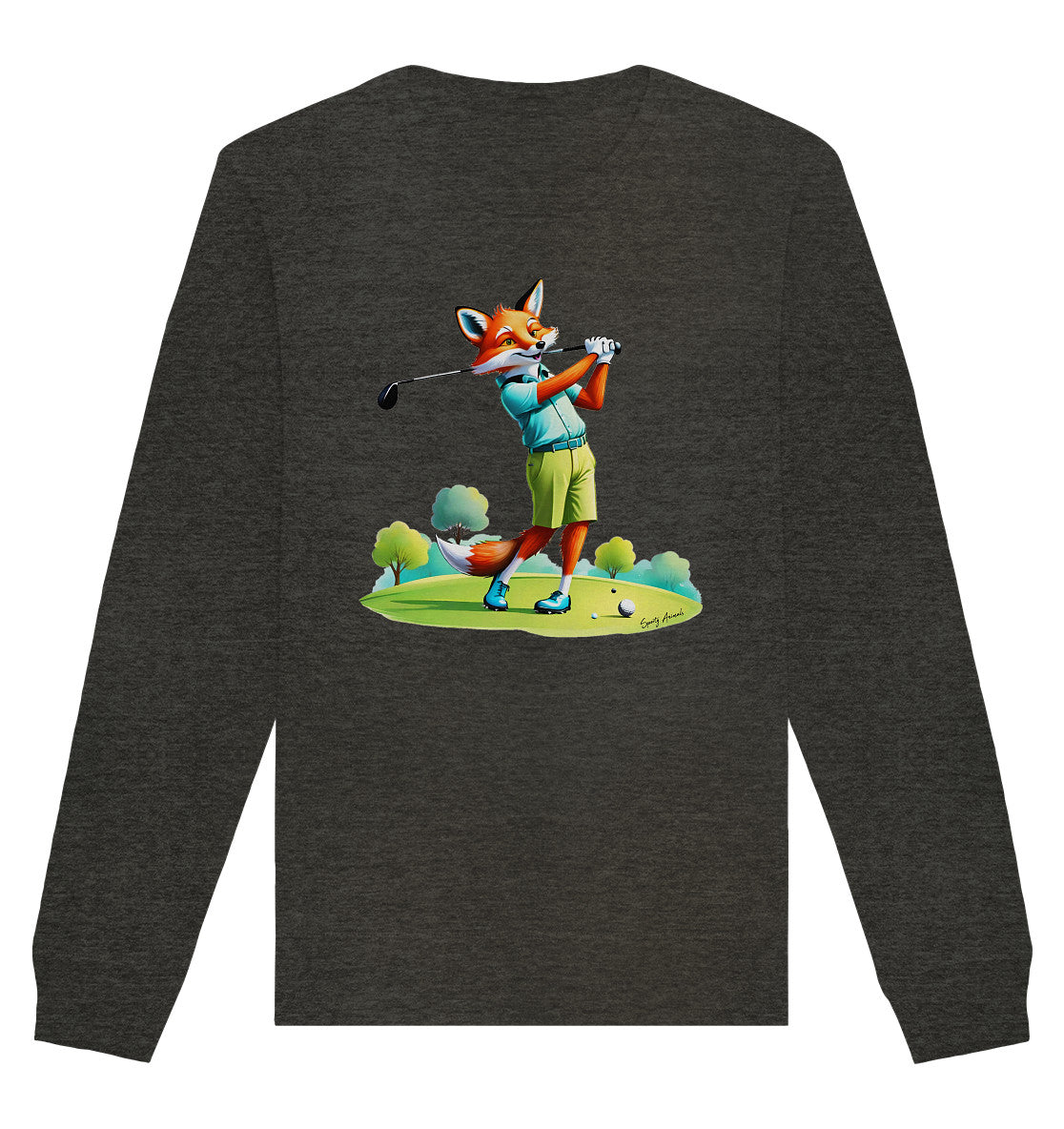 Golfing Fox - Organic Basic Unisex Sweatshirt