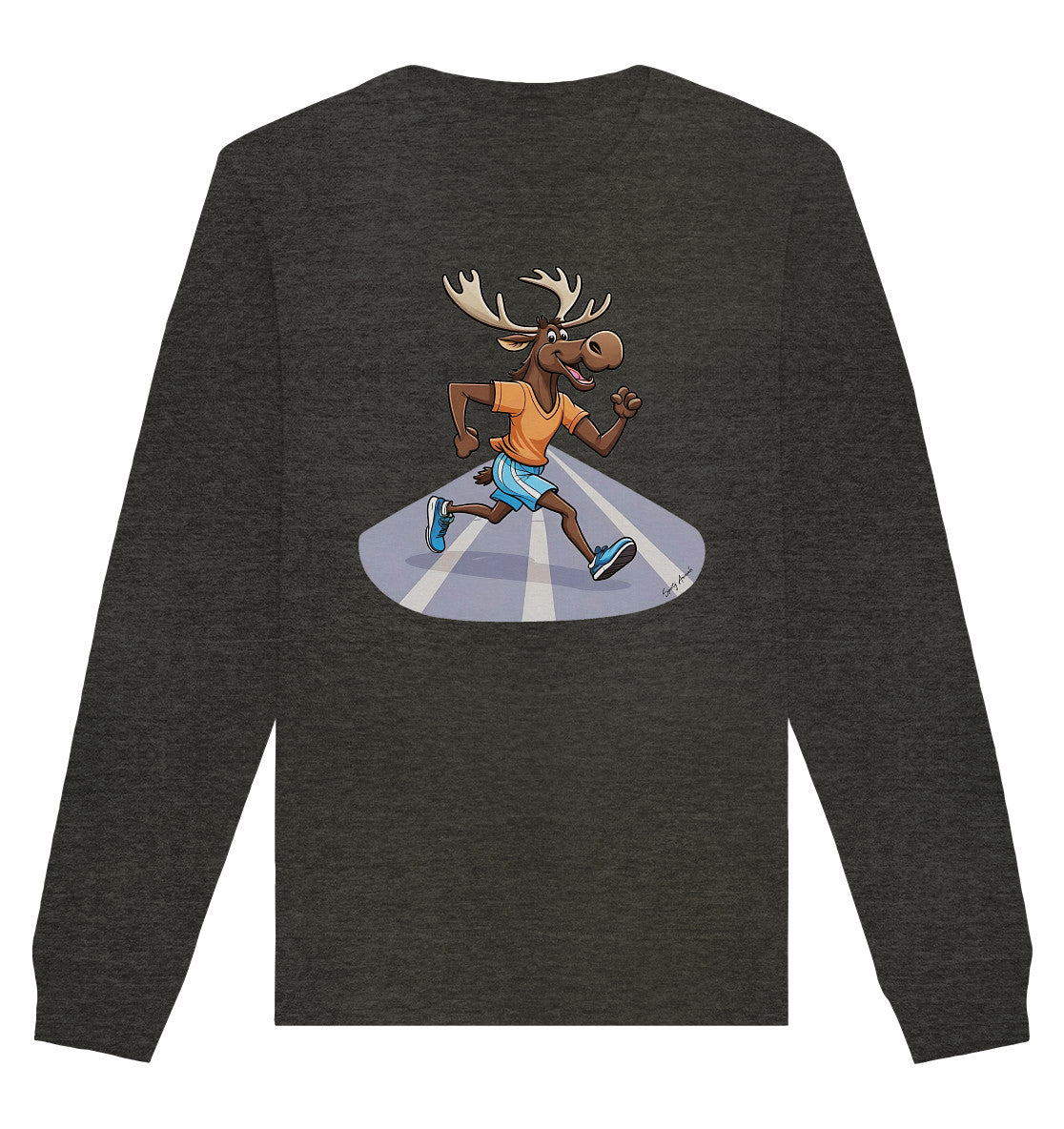 Running Elk - Organic Basic Unisex Sweatshirt