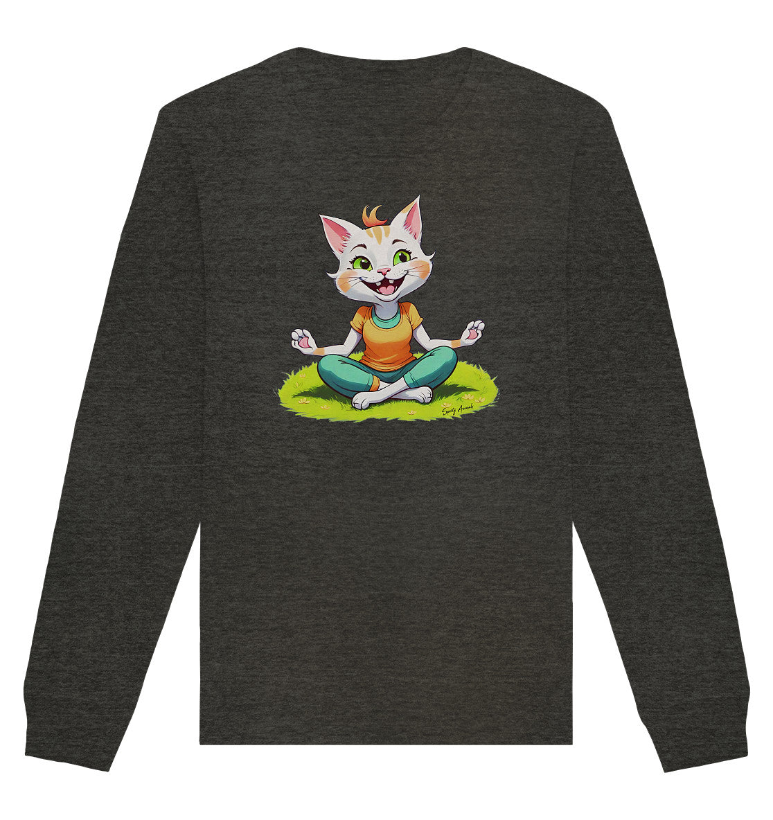 Yoga Cat - Organic Basic Unisex Sweatshirt
