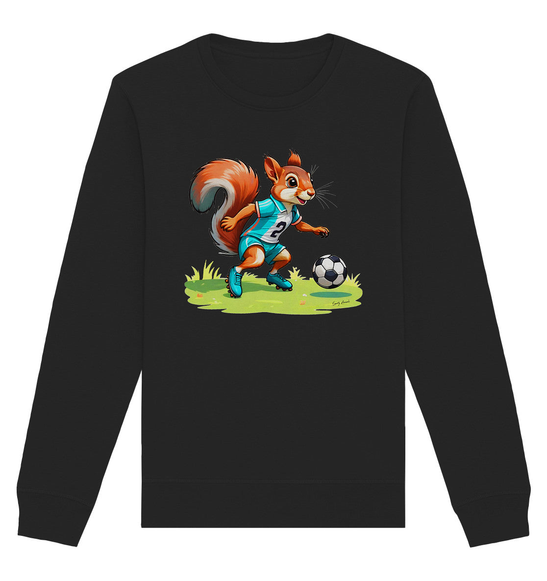 Soccer Squirrel - Organic Basic Unisex Sweatshirt