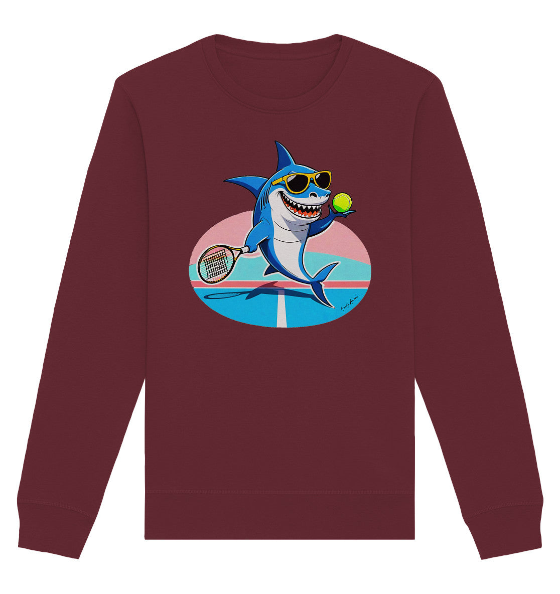 Tennis Shark - Organic Basic Unisex Sweatshirt