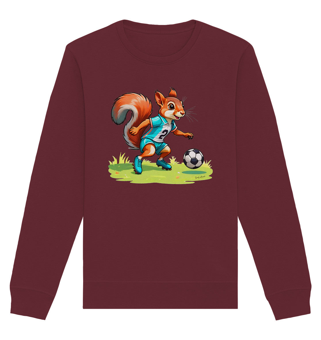 Soccer Squirrel - Organic Basic Unisex Sweatshirt