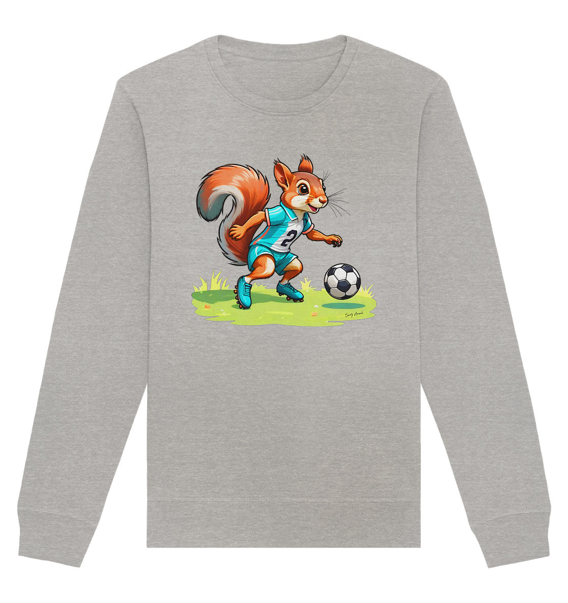 Soccer Squirrel - Organic Basic Unisex Sweatshirt