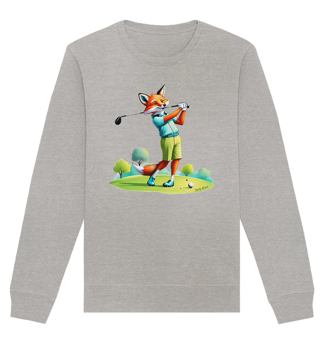 Golfing Fox - Organic Basic Unisex Sweatshirt