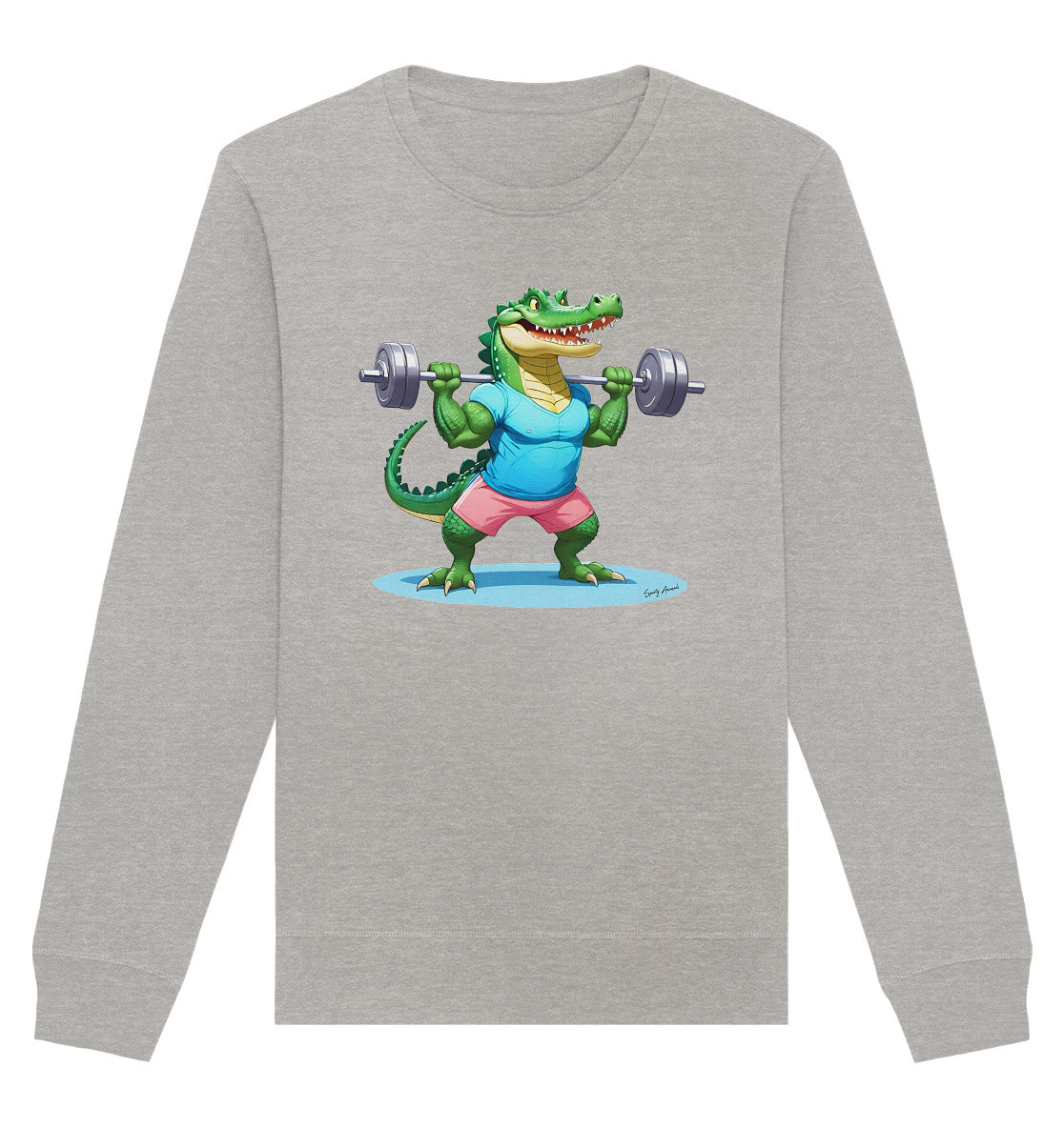 Fitness Crocodile - Organic Basic Unisex Sweatshirt