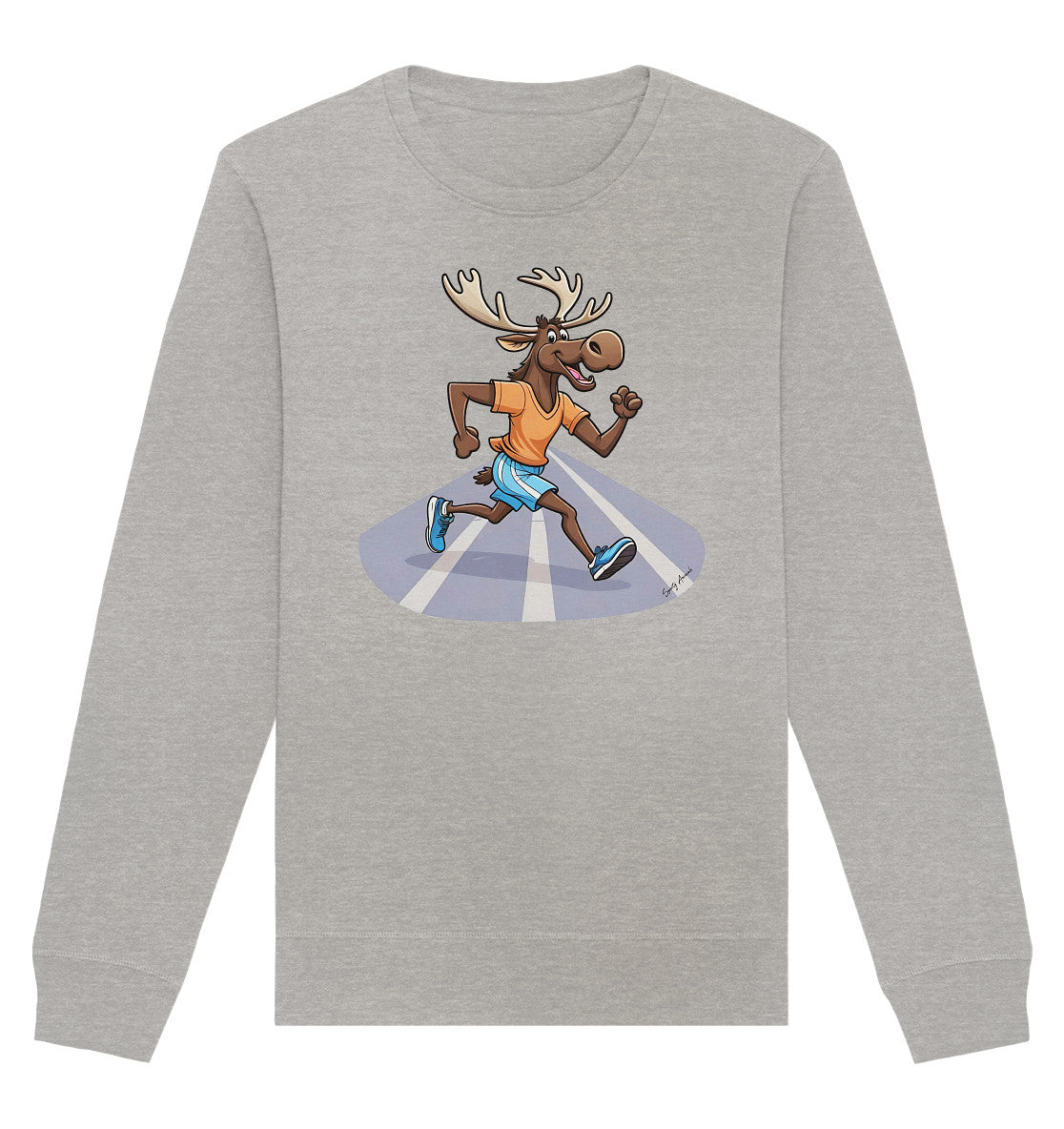 Running Elk - Organic Basic Unisex Sweatshirt