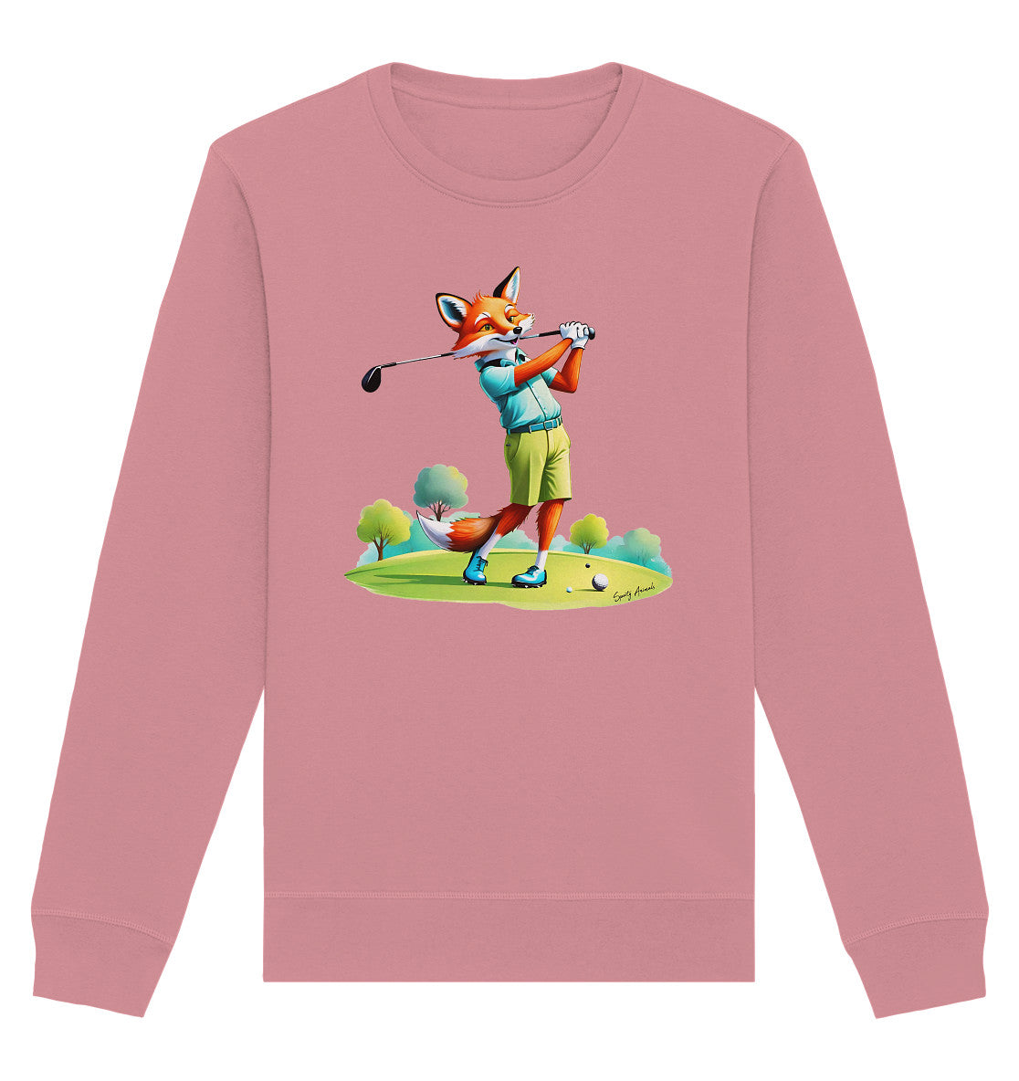 Golfing Fox - Organic Basic Unisex Sweatshirt