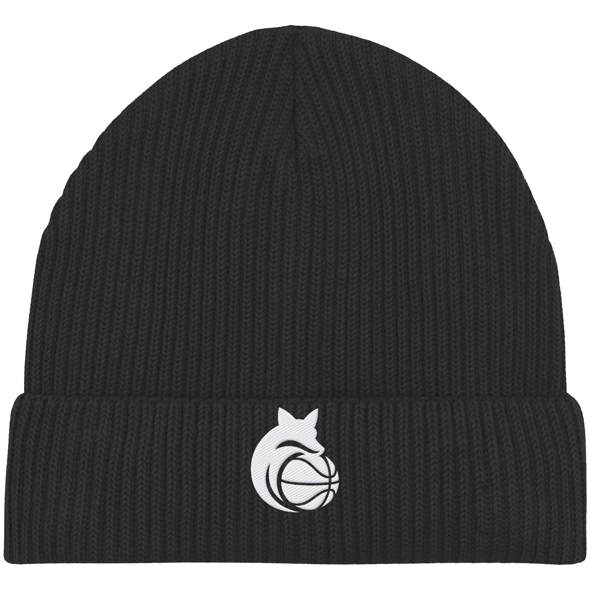 Organic Beanie mit Logo - Organic Fisherman Beanie
