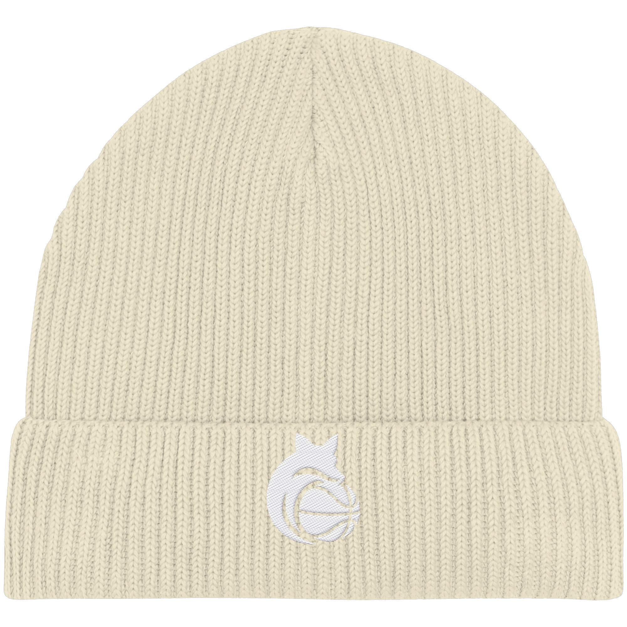 Organic Beanie mit Logo - Organic Fisherman Beanie