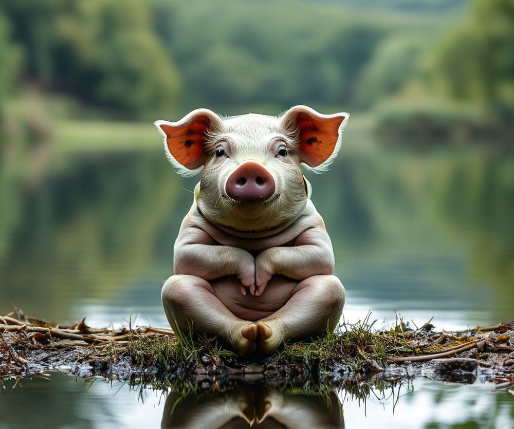 „Warum Yoga-Schweinchen entspannter sind als du – 5 Gründe (+ Tipps, wie du aufholst)“