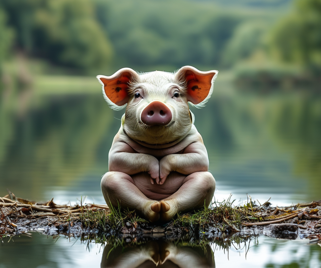 „Warum Yoga-Schweinchen entspannter sind als du – 5 Gründe (+ Tipps, wie du aufholst)“