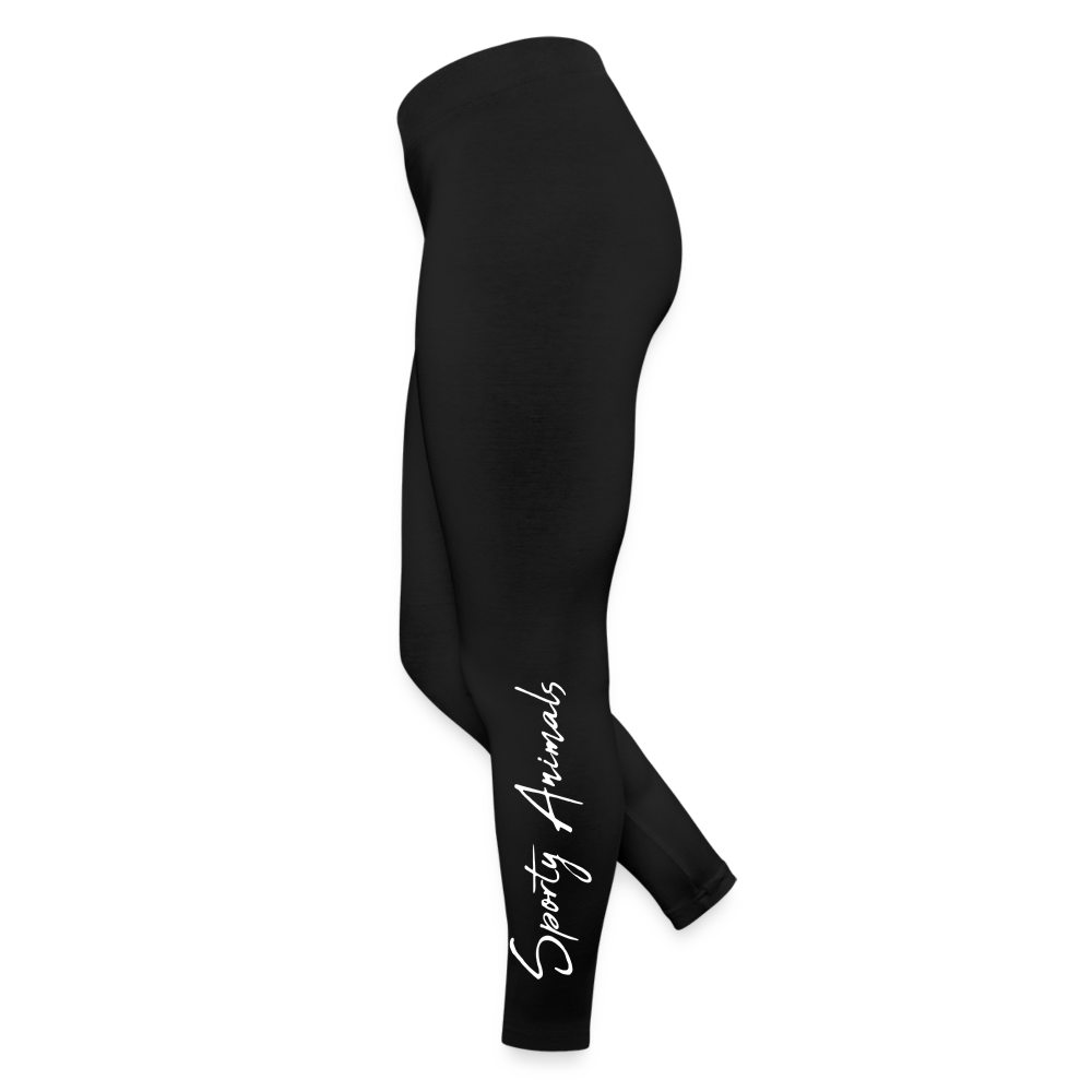 Frauen Jersey Leggings - Schwarz