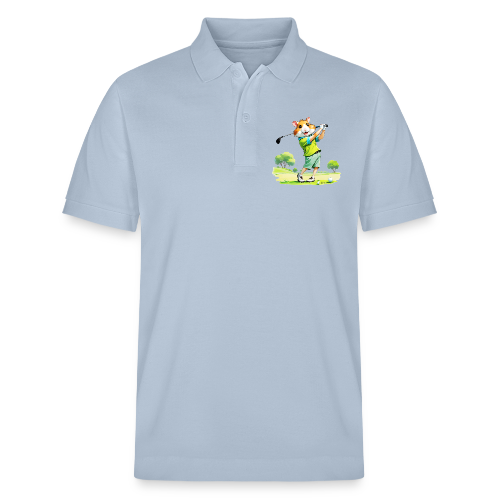 Organic Unisex Polo Shirt - sky Blue