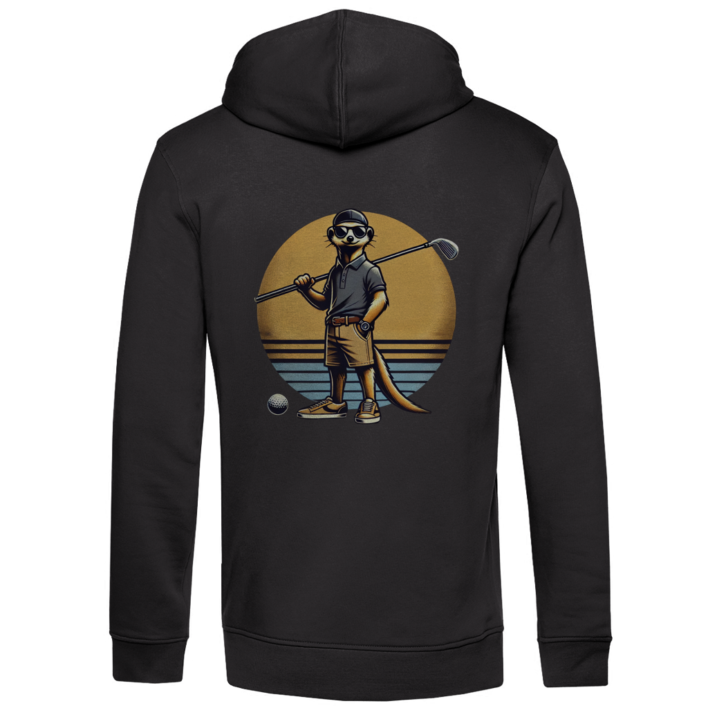 Golfing Meerkat - Herren Premium Bio Hoodie