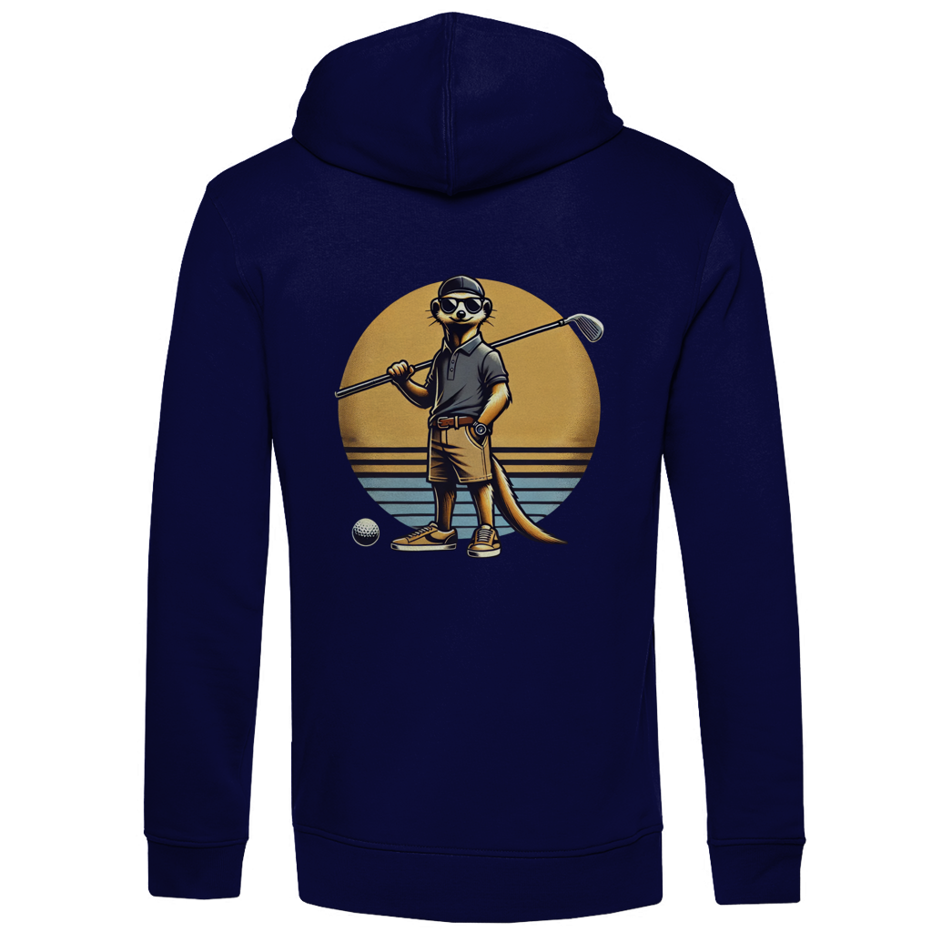 Golfing Meerkat - Herren Premium Bio Hoodie