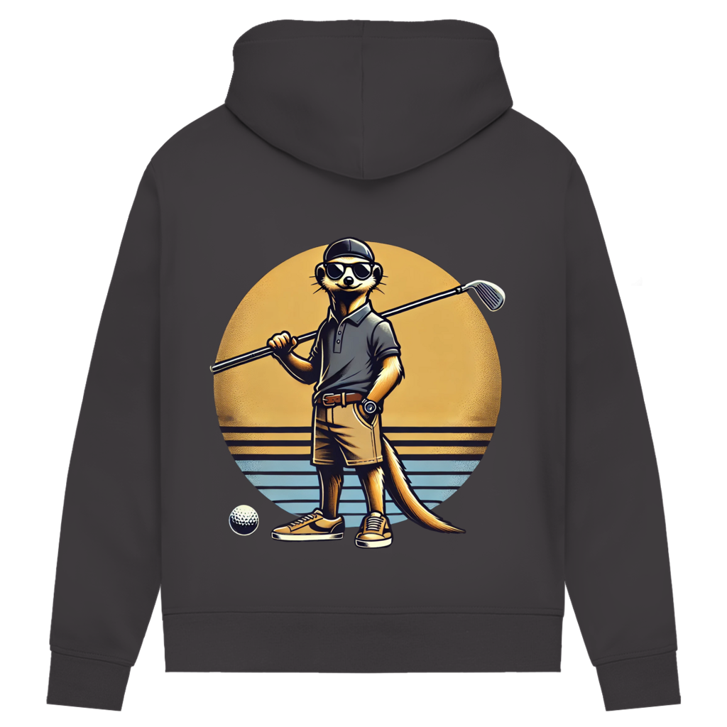 Golfing Meerkat - Damen Premium Bio Hoodie