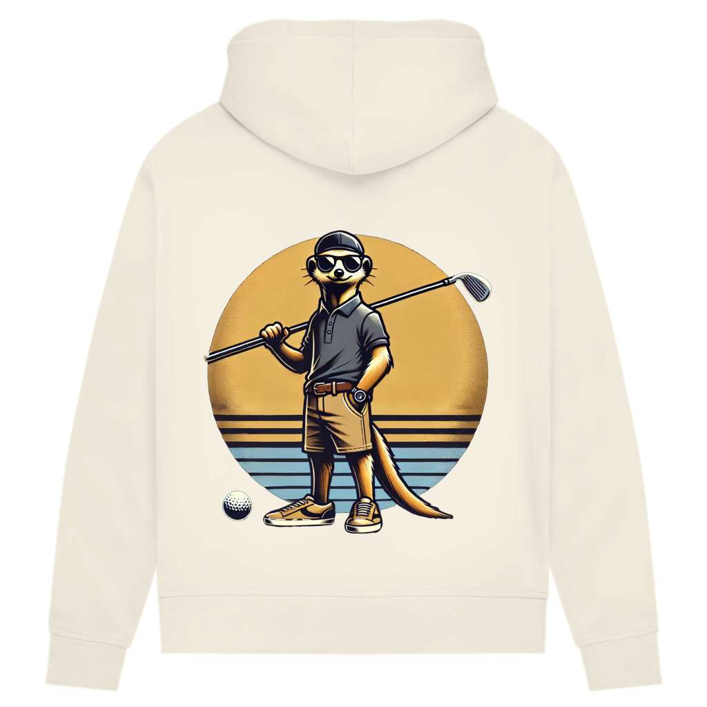 Golfing Meerkat - Damen Premium Bio Hoodie