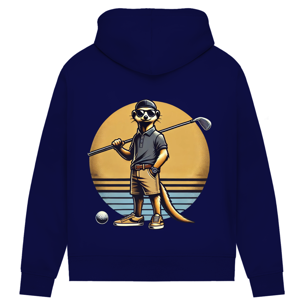 Golfing Meerkat - Damen Premium Bio Hoodie