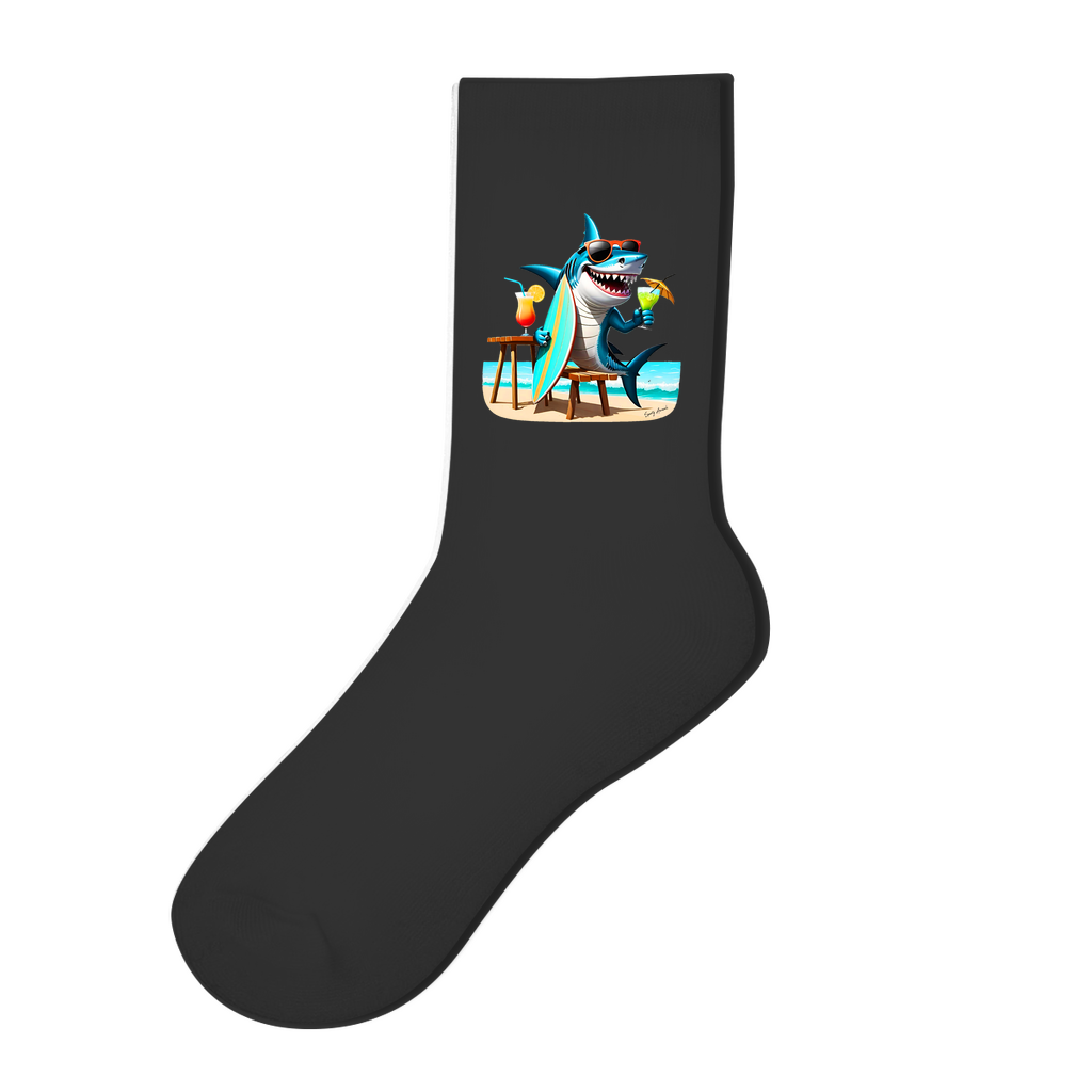Surfing Shark - Socken