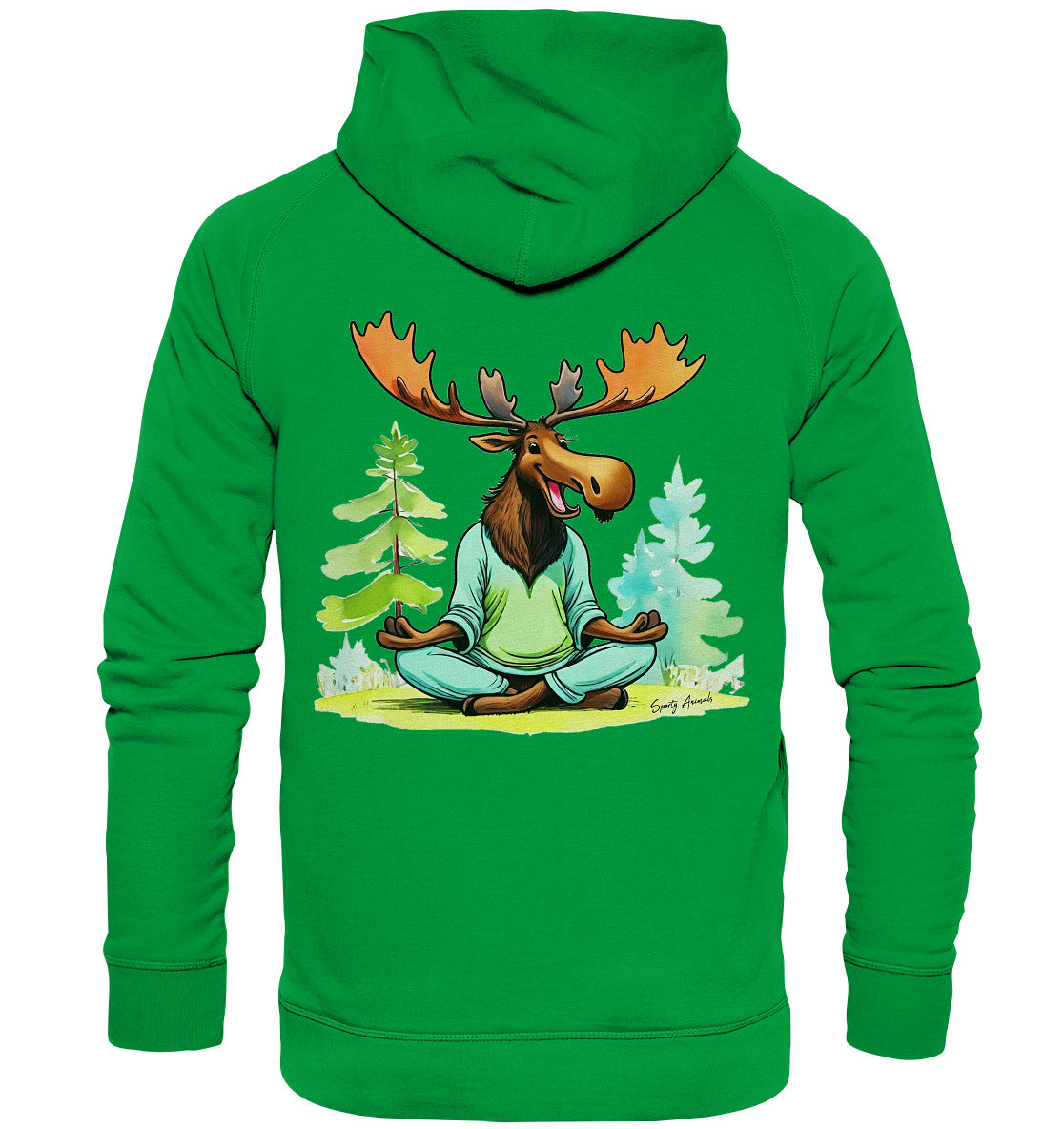 Yoga Elk - Basic Unisex Hoodie