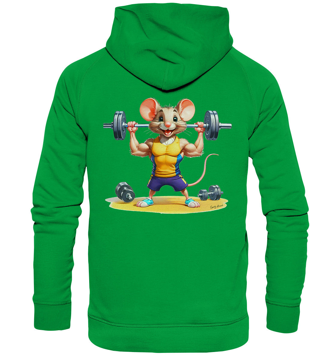 Fitness Mouse - Basic Unisex Hoodie