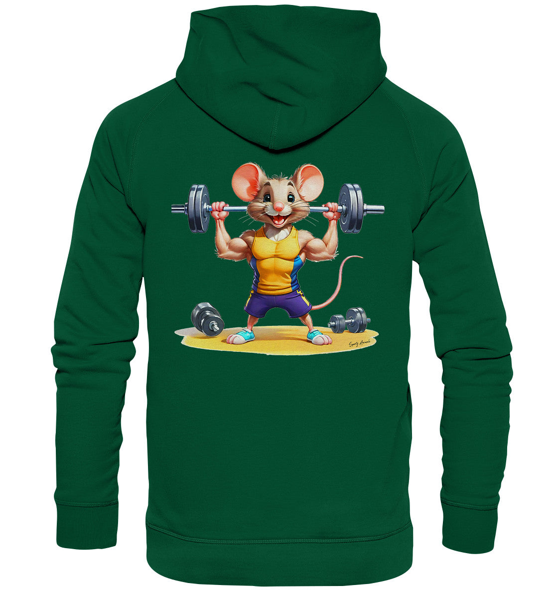 Fitness Mouse - Basic Unisex Hoodie