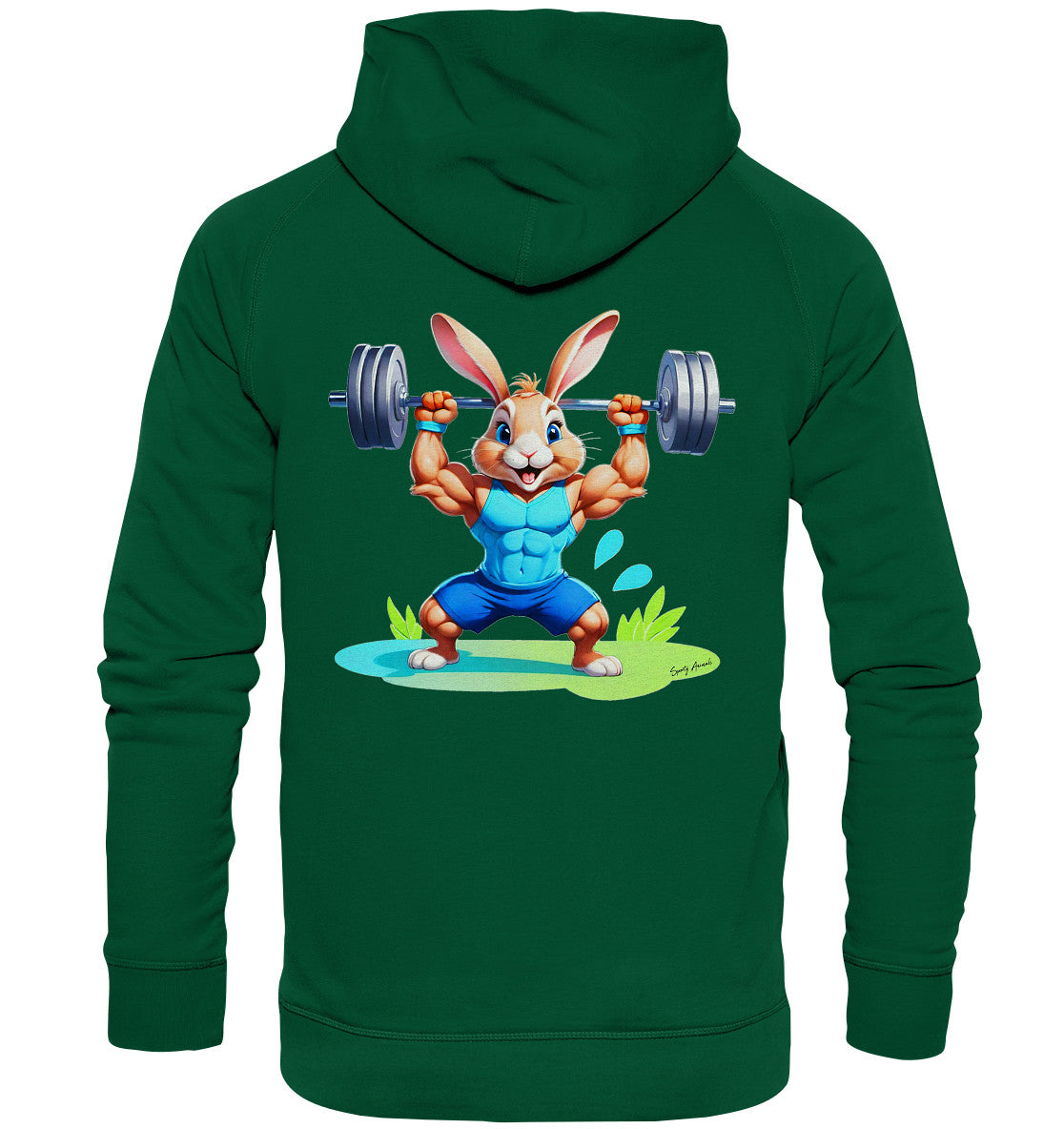 Fitness Bunny - Basic Unisex Hoodie