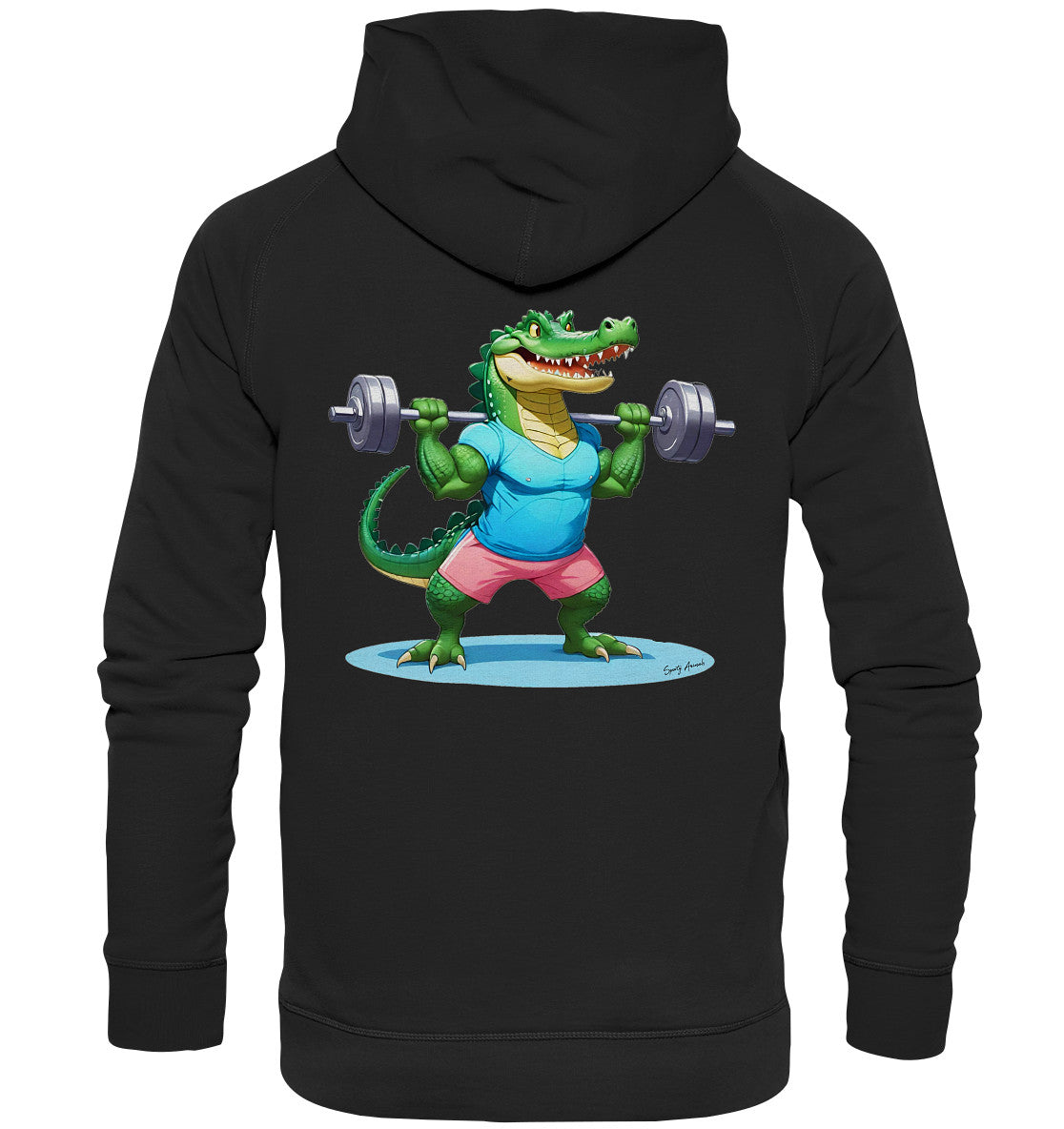 Fitness Crocodile - Basic Unisex Hoodie