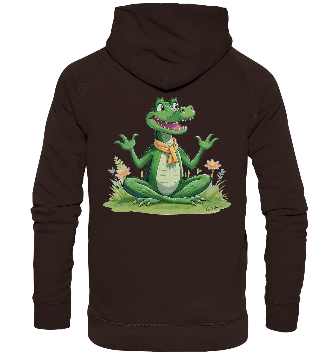 Yoga Crocodile - Basic Unisex Hoodie