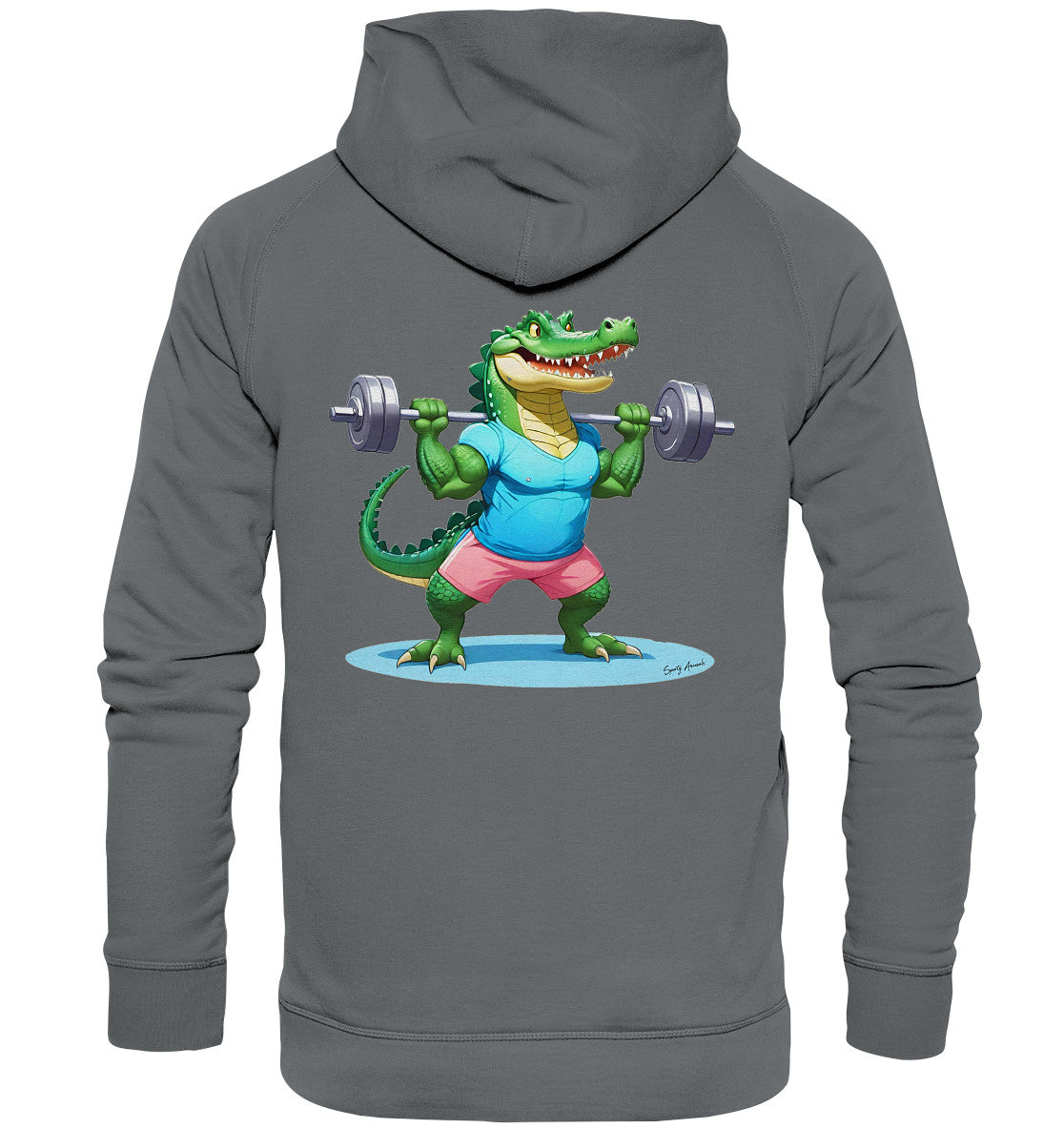 Fitness Crocodile - Basic Unisex Hoodie