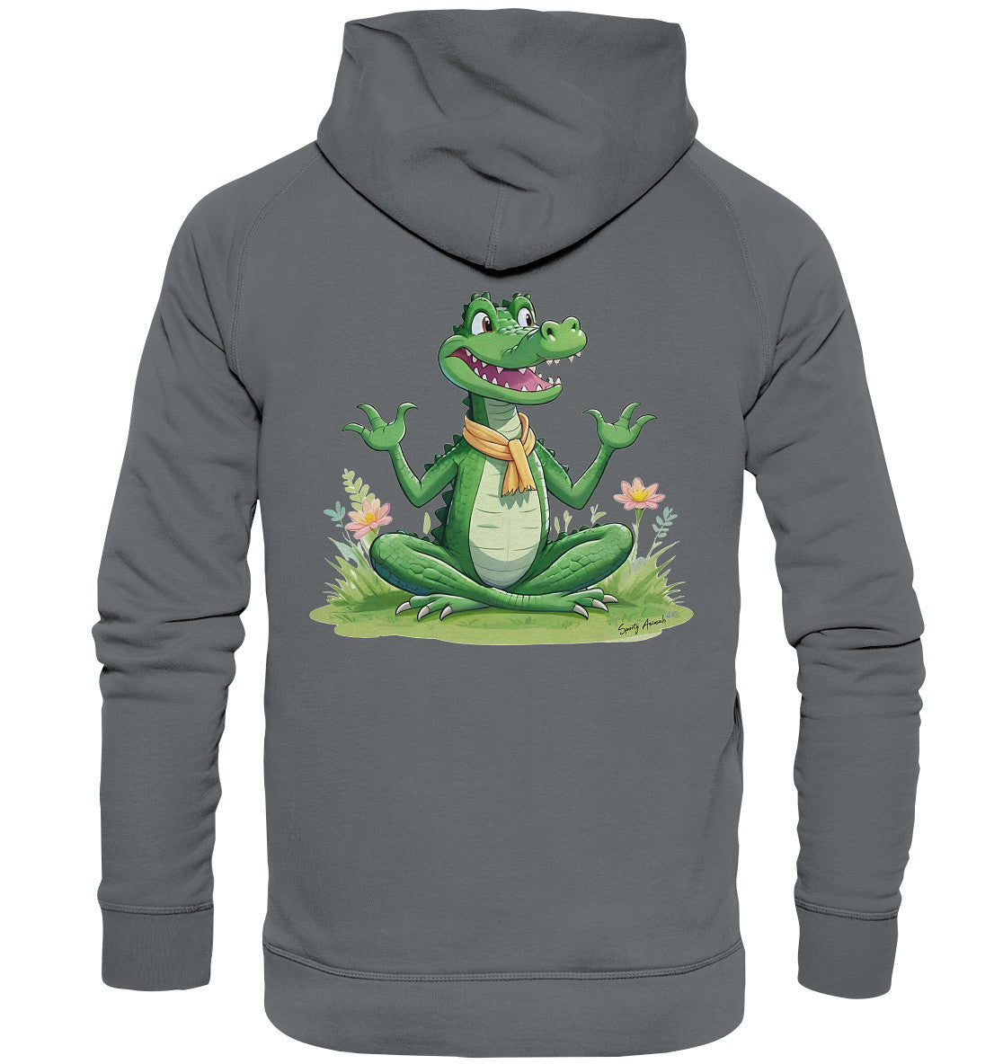 Yoga Crocodile - Basic Unisex Hoodie