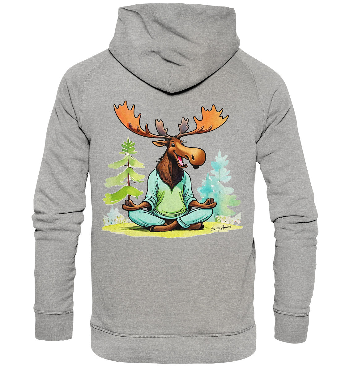 Yoga Elk - Basic Unisex Hoodie