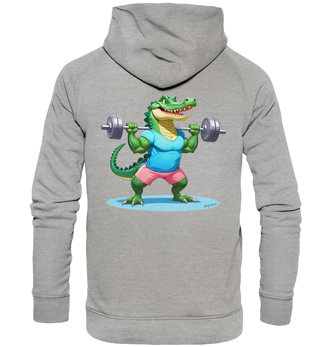 Fitness Crocodile - Basic Unisex Hoodie