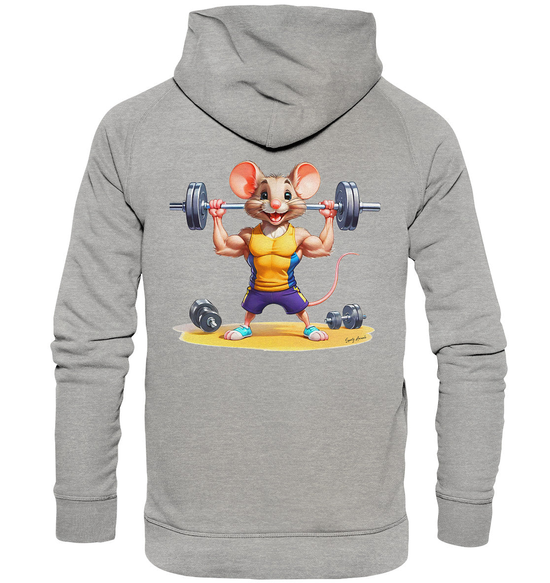 Fitness Mouse - Basic Unisex Hoodie